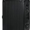 AnyZip 24" Aluminium Frame Zipperless Luggage – Hard Shell TSA Lock Suitcase with Spinner Wheels (Black, 60L)
