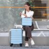 AnyZip 2-Piece Luggage Set (14/20, Light Blue)