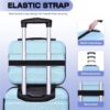 AnyZip 2-Piece Luggage Set (14/20, Light Blue)