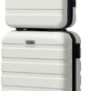 AnyZip 2-Piece Luggage Set (14/20, White)
