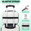 AnyZip 2-Piece Luggage Set (14/20, White)