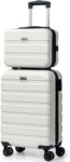 AnyZip 2-Piece Luggage Set (14/20, White)