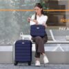 AnyZip 2-Piece Luggage Set (14/20, Dark Blue)