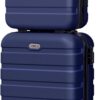 AnyZip 2-Piece Luggage Set (14/20, Dark Blue)