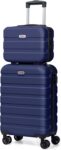AnyZip 2-Piece Luggage Set (14/20, Dark Blue)