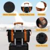 AnyZip 20-Inch 3-Piece Luggage Set (Black Brown)