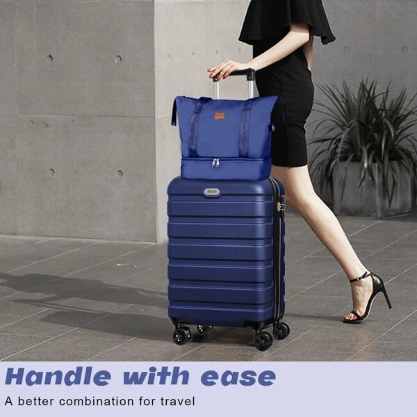 AnyZip 20-Inch 3-Piece Luggage Set (Blue)