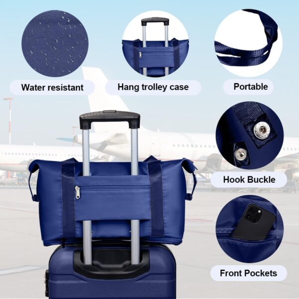 AnyZip 20-Inch 3-Piece Luggage Set (Blue)