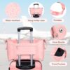 AnyZip 20-Inch 3-Piece Luggage Set (Pink)