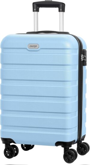 AnyZip 20-Inch Carry-On Suitcase (Light blue)