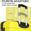 AnyZip 20-Inch Carry-On Suitcase (Yellow)