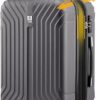 AnyZip 20-Inch Expandable Carry-On Suitcase (Grey)