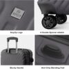 AnyZip 20-Inch Expandable Carry-On Suitcase (Grey)