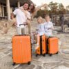 AnyZip Expandable Carry-On Luggage, 20" Orange