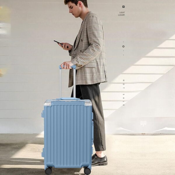 AnyZip 20" Aluminium Carry-On (Haze Blue)