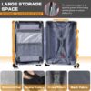 AnyZip 24-Inch Aluminium Frame Suitcase (Orange)