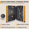 AnyZip 28-Inch Aluminium Frame Suitcase Orange