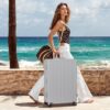 AnyZip 28-Inch Aluminium Frame Suitcase Silver